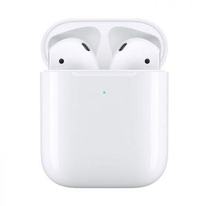 هدفون بی سیم اپل مدل AirPods همراه با محفظه شارژ وایرلس