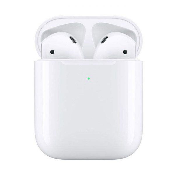 هدفون بی سیم اپل مدل AirPods همراه با محفظه شارژ وایرلس