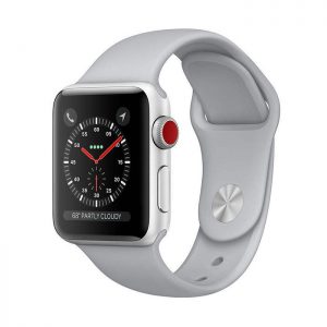 ساعت هوشمند اپل واچ سری 3 مدل 38mm Silver Aluminium Case with Fog Sport Band