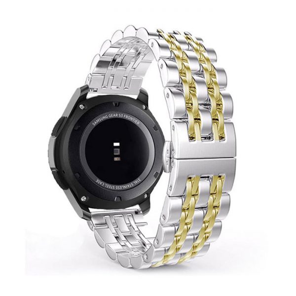 بند فلزی مخصوص ساعت هوشمند سامسونگ Galaxy Watch 42mm طلایی