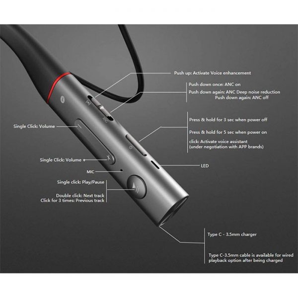 هدفون بدون سیم وان مور مدل DUAL DRIVER BT ANC