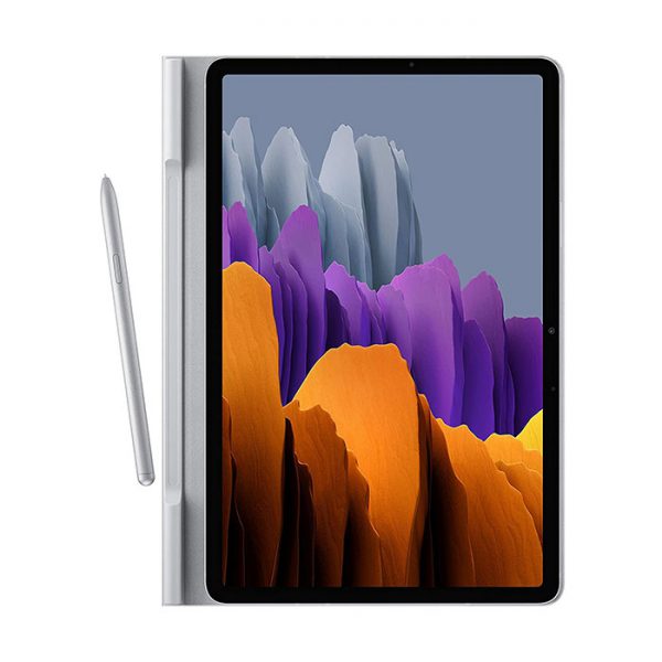 کیف اصلی تبلت Galaxy Tab S7 Plus خاکستری