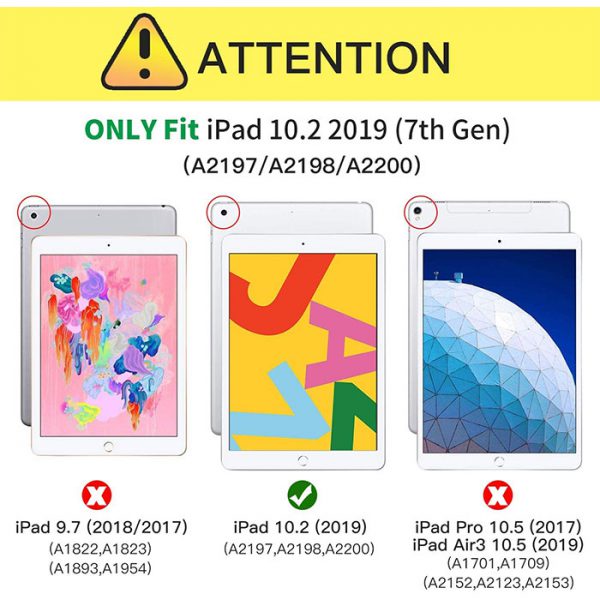 کیف کلاسوری هوشمند تبلت اپل iPad 10.2 2019