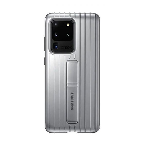 قاب گوشی سامسونگ Galaxy S20 Ultra Protective Cover نقره ای