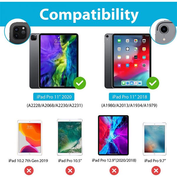 کیف کیبورد دار تبلت اپل iPad Pro 11 2020 / 2018 ساخت شرکت ProCase - Image 7