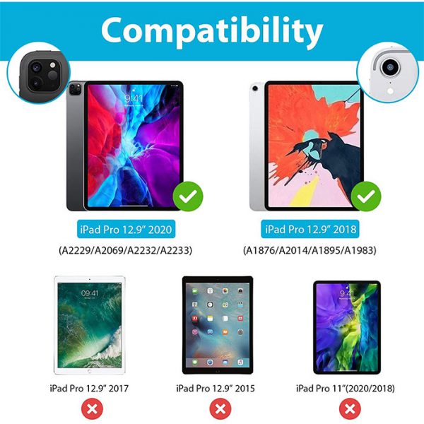 کیف کیبورددار تبلت اپل iPad Pro 12.9 2020 / 2018 ProCase