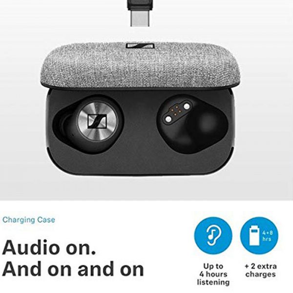 هدفون بی سیم سنهایزر مدل MOMENTUM True Wireless مشکی