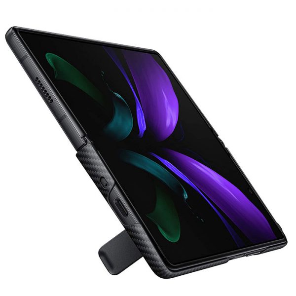 کاور گوشی سامسونگ Galaxy Z Fold2 مدل Aramid Standing Case مشکی