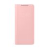 کیف کلاسوری گوشی سامسونگ Galaxy S21 Plus مدل LED Wallet Cover ( اصلی ) صورتی