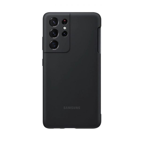 کاور سیلیکونی گوشی سامسونگ Galaxy S21 Ultra ( اصلی ) رنگ مشکی
