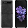 کاور چرمی گوشی سامسونگ Galaxy Z Flip مشکی