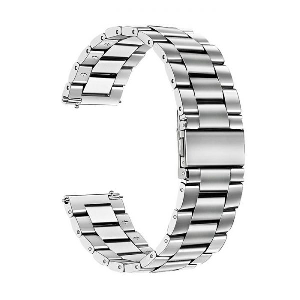بند فلزی مناسب برای ساعت سامسونگ Galaxy Watch3 SM-R840 45mm نقره ای