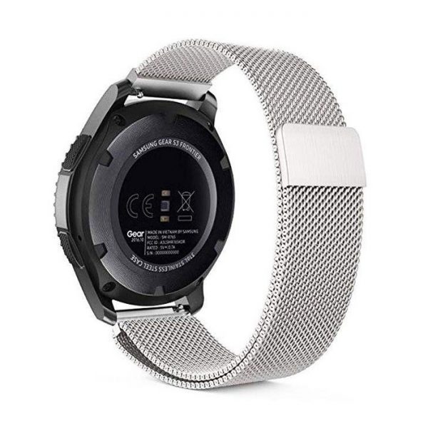 بند فلزی مخصوص ساعت سامسونگ Galaxy Watch3 SM-R840 45mm نقره ای