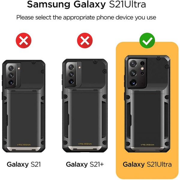 قاب VRS Design گوشی سامسونگ Galaxy S21 Ultra مدل Damda Glide Pro - Image 8