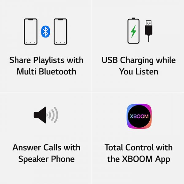 اسپیکر بیسیم ال جی مدل PL2 XBOOM Go