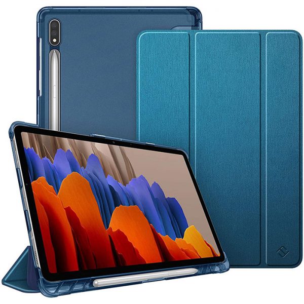 کیف تبلت فینتی سامسونگ Galaxy Tab S7 T875 / T870 / T878 آبی