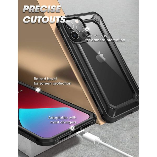 قاب و محافظ نمایشگر شیشه ای گوشی اپل iphone12 Pro Max SupCase