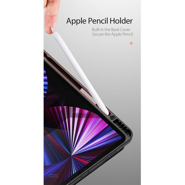 کیف دوکس دوسیس تبلت اپل iPad Pro 12.9 2021 به همراه جای قلم