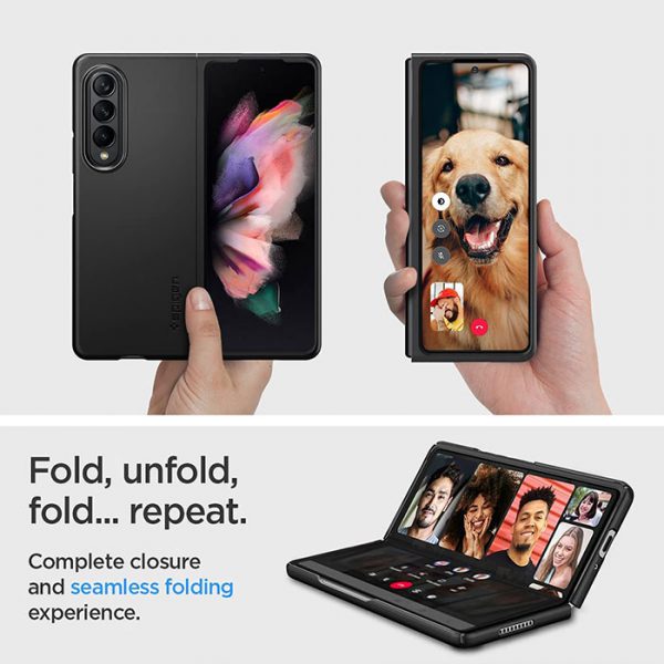 کاور اسپیگن گوشی سامسونگ Galaxy Z Fold3 مدل Air Skin ( دوطرفه ) - Image 3