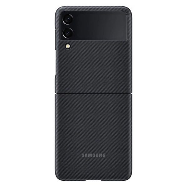 کاور اصلی گوشی سامسونگ Galaxy Z Flip 3 مدل Aramid Cover مشکی