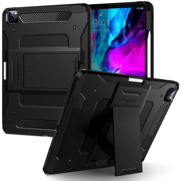 کاور اسپیگن تبلت اپل iPad Pro 12.9 inch 2021 / 2020 / 2018 مدل Tough Armor Pro