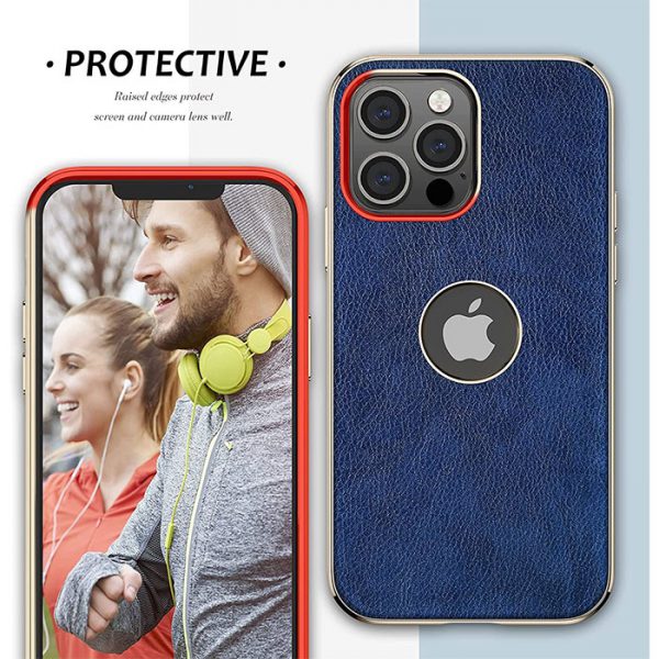 کاور گوشی اپل iphone13 Pro Max ساخت شرکت LOHASIC سورمه ای