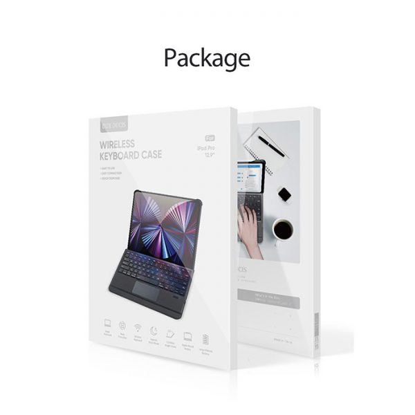 جعبه کیف کیبورددار تبلت اپل iPad Pro 12.9 دوکس دوسیس