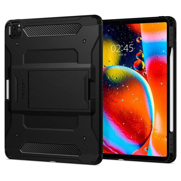 کاور اسپیگن تبلت اپل iPad Pro11 inch 2021 / 2020 / 2018 Tough Armor Pro مشکی