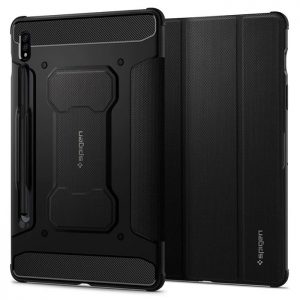 کیف اسپیگن تبلت سامسونگ Galaxy Tab S7 T870 / 875 مدل Rugged Armor Pro