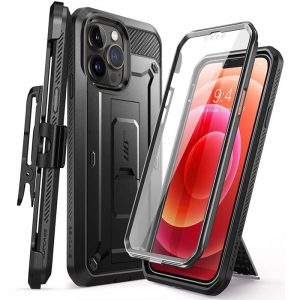 کاور و محافظ نمایشگر شیشه ای گوشی اپل iphone 13 Pro Max ساخت شرکت SupCase