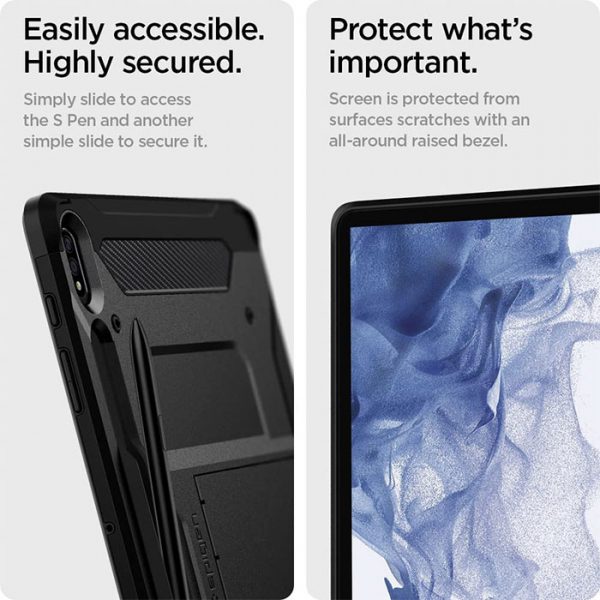 گارد اسپیگن تبلت سامسونگ گلکسی تب اس 8 Plus X800 / X806 Tough Armor Pro