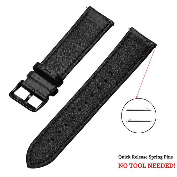 بند مدل Leather20-1 ساعت سامسونگ Galaxy Watch3 41mm