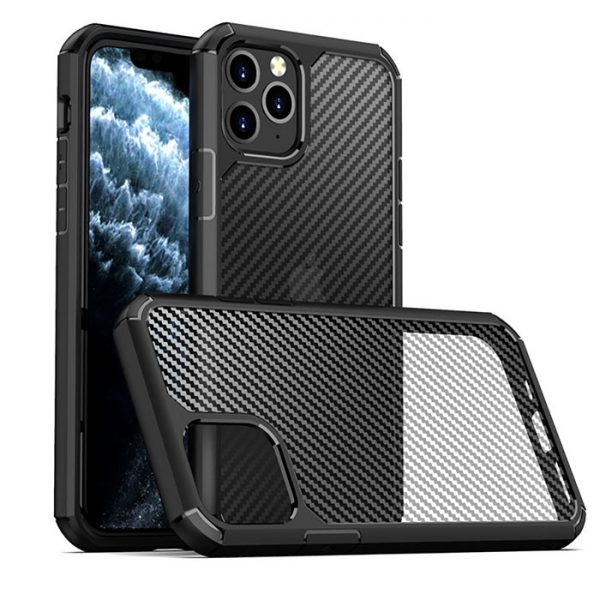 قاب فیبر کربن مدل CarbonFiber13 گوشی اپل iphone 13 Pro Max مشکی