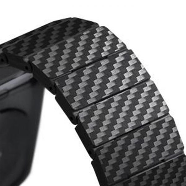 بند Lux-Carbonfiber2 ساعت سامسونگ گلکسی واچ 4 44 / 40 / واچ 4 Classic 46mm / 42mm فیبر کربن