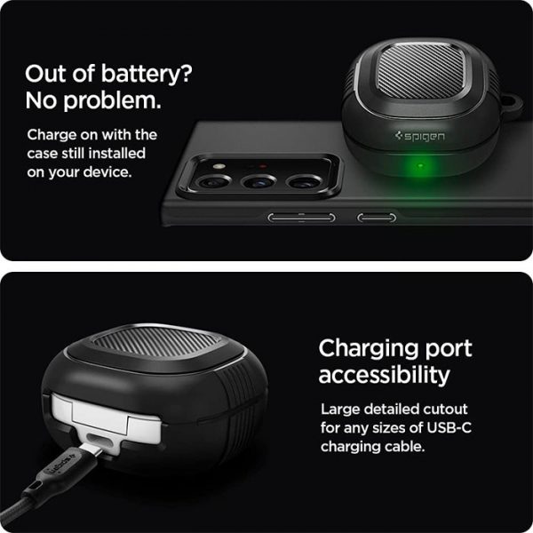 قاب اسپیگن Rugged Armor هندزفری سامسونگ Galaxy Buds Pro