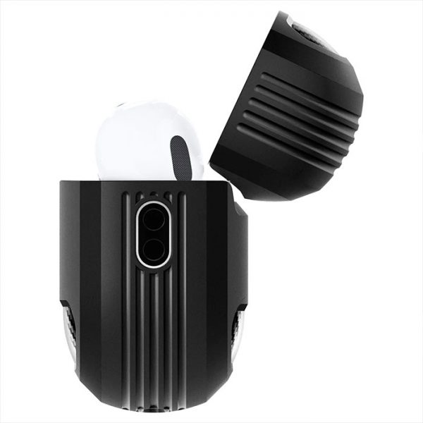 کاور اسپیگن مدل Rugged Armor کیس اپل Airpod pro2 مشکی