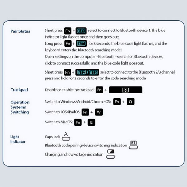 کیبورد تبلت دوکس دوکیس OK Series Universal