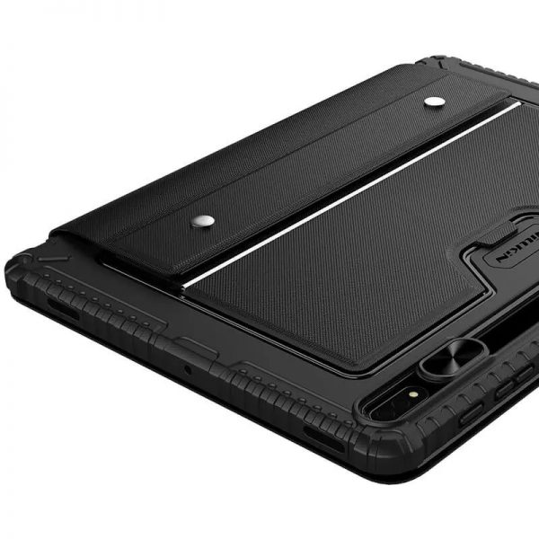 کیف کیبورددار نیلکین مدل Bumper Combo Keyboard تبلت سامسونگ Galaxy Tab S8 Plus / S7 FE / S7 Plus مشکی