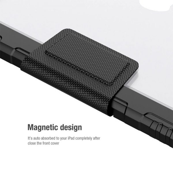 کاور نیلکین Bumper Leather تبلت اپل iPad Pro 12.9 2021 / 2022 مشکی