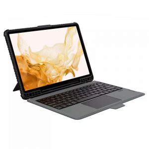 کیف کیبورد دار نیلکین مدل Bumper Combo Keyboard تبلت سامسونگ Galaxy Tab S8 Plus / S7 FE / S7 Plus