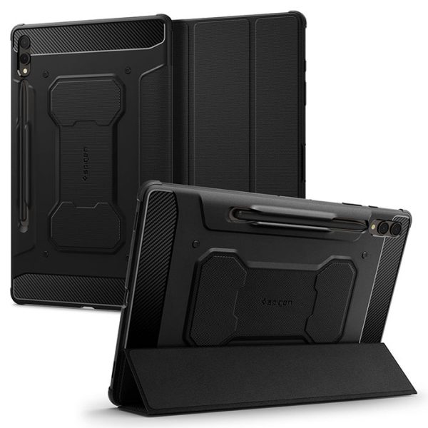 کیف اسپیگن مدل Rugged Armor Pro تبلت سامسونگ Galaxy Tab S9 Plus SM-X810 SM-X816B
