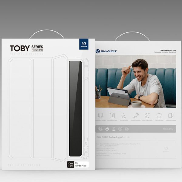 جعبه کیف دوکس دوسیس Toby تبلت گلکسی تب S9 Plus X810/X816B