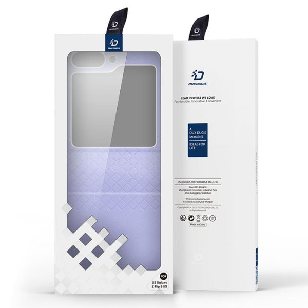 جعبه کیف دوکس دوکیس مدل Bril گوشی سامسونگ Galaxy Z Flip5 مشکی