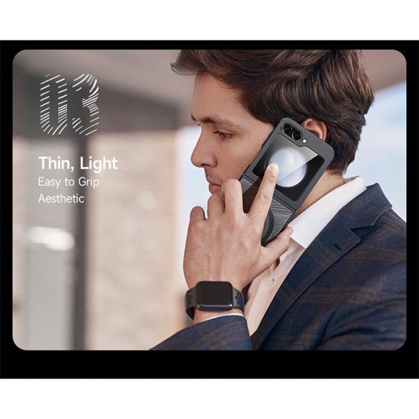 کاور دوکس دوکیس مدل Aimo Mag گوشی سامسونگ Galaxy Z Flip5