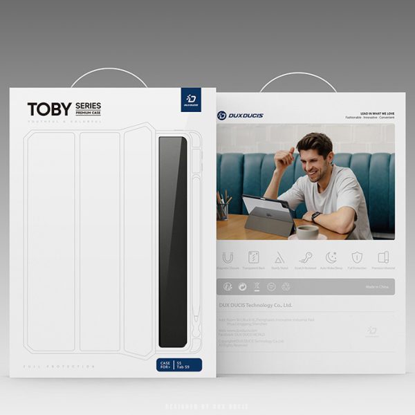 جعبه کیف دوکس دوسیس مدل Toby تبلت سامسونگ گلکسی تب S9 X710/X716B مشکی