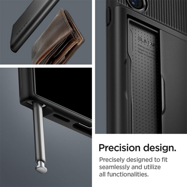 کاور اسپیگن Slim Armor CS گوشی سامسونگ Galaxy S24 Ultra مشکی