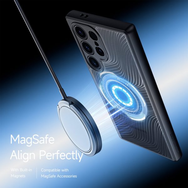 قاب دوکس دوکیس مدل Aimo Mag گوشی سامسونگ Galaxy S24 Ultra مشکی