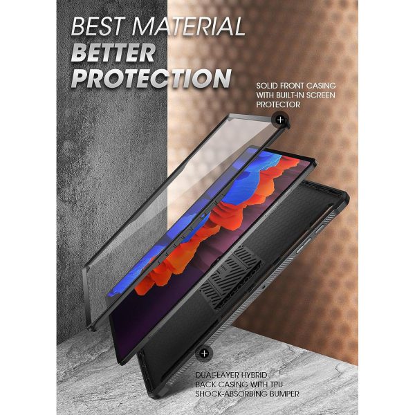 کاور ساپ کیس مدل Unicorn Beetle PRO Rugged تبلت سامسونگ گلکسی Tab S9 Ultra مشکی