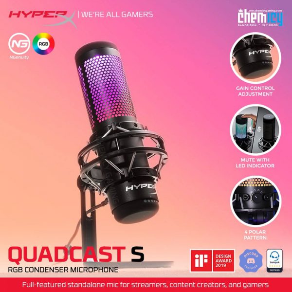 میکروفون هایپرایکس Quadcast S