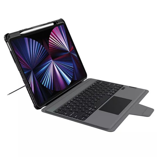 کیف کیبورددار نیلکین Bumper Combo Backlit تبلت اپل iPad Pro 12.9 2022 مشکی